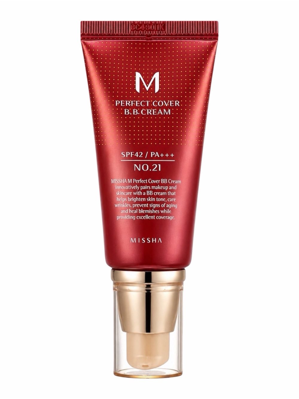 MISSHA M PERFECT COVER BB CREAM SPF42 LIGHT BEIGE NO.21 - BRAND NEW